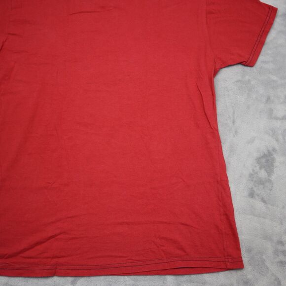 Liberty Flames Shirt Mens S Red NCAA Football Workout Gym Casual Tee - Picture 14 of 14